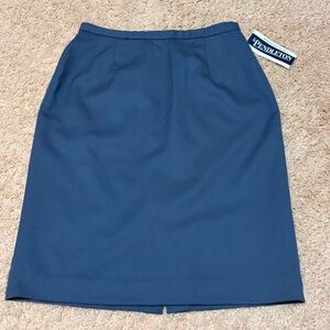 Vintage NWT Pendleton Cottage Blue Pencil Skirt sz. 14 Petite